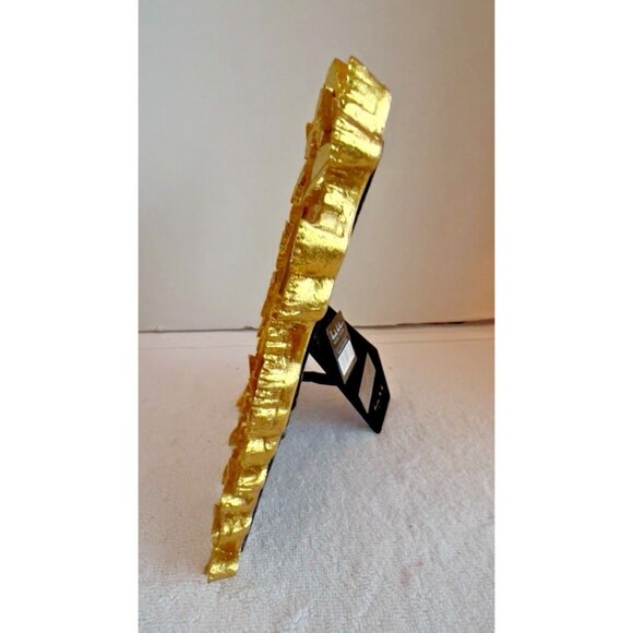 Nicole Miller Butterfly Photo Frame 5 x 7 Vertical Horizontal Gold Resin Gift - Picture 5 of 11